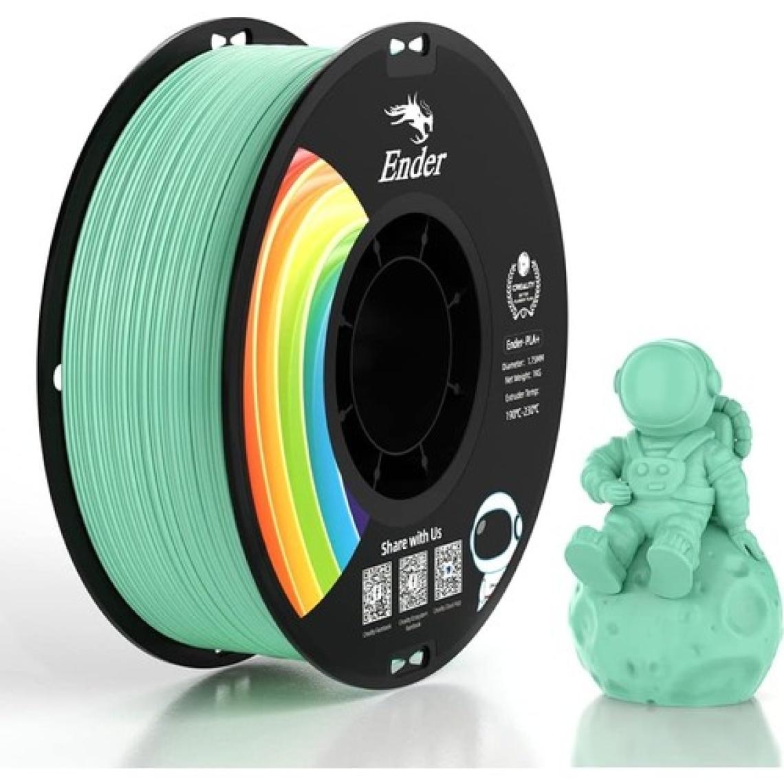 Creality Ender Pla+ Filament Yeşim 1.75MM 1kg Standart