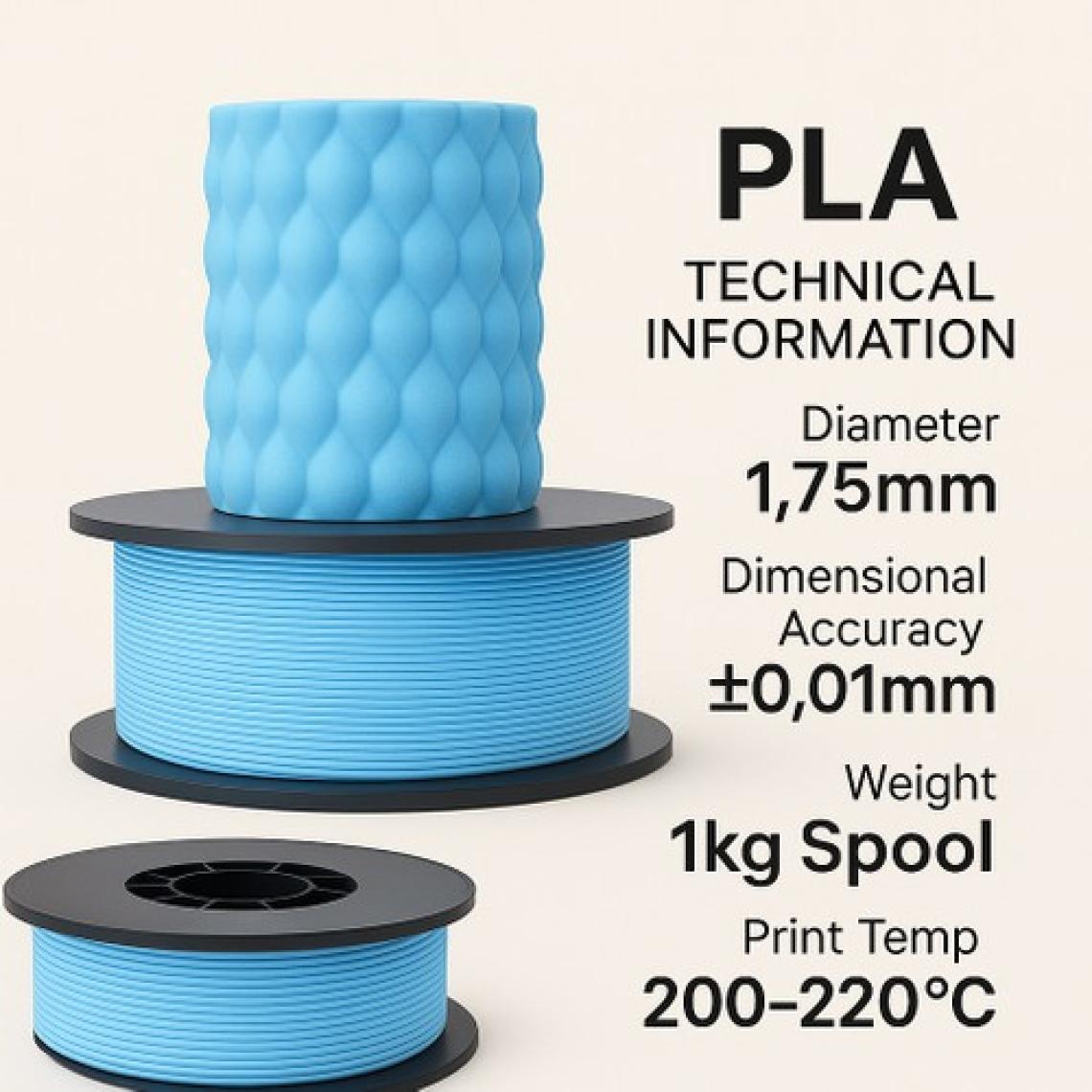 Filetto Pla+ Filament 1.75MM 1 kg