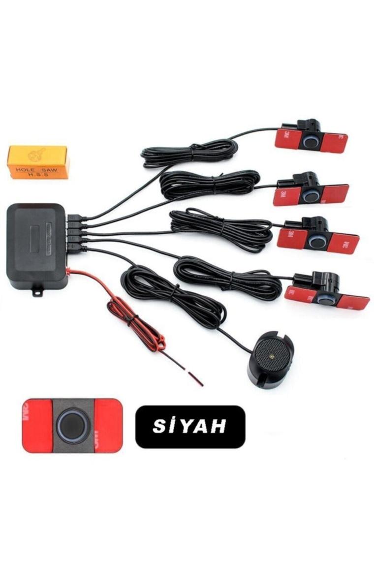 Park Sensörü Ses Ikazlı Orjinal Lens Görünümlü Yeni Nesil Oem Tip Siyah Sensör