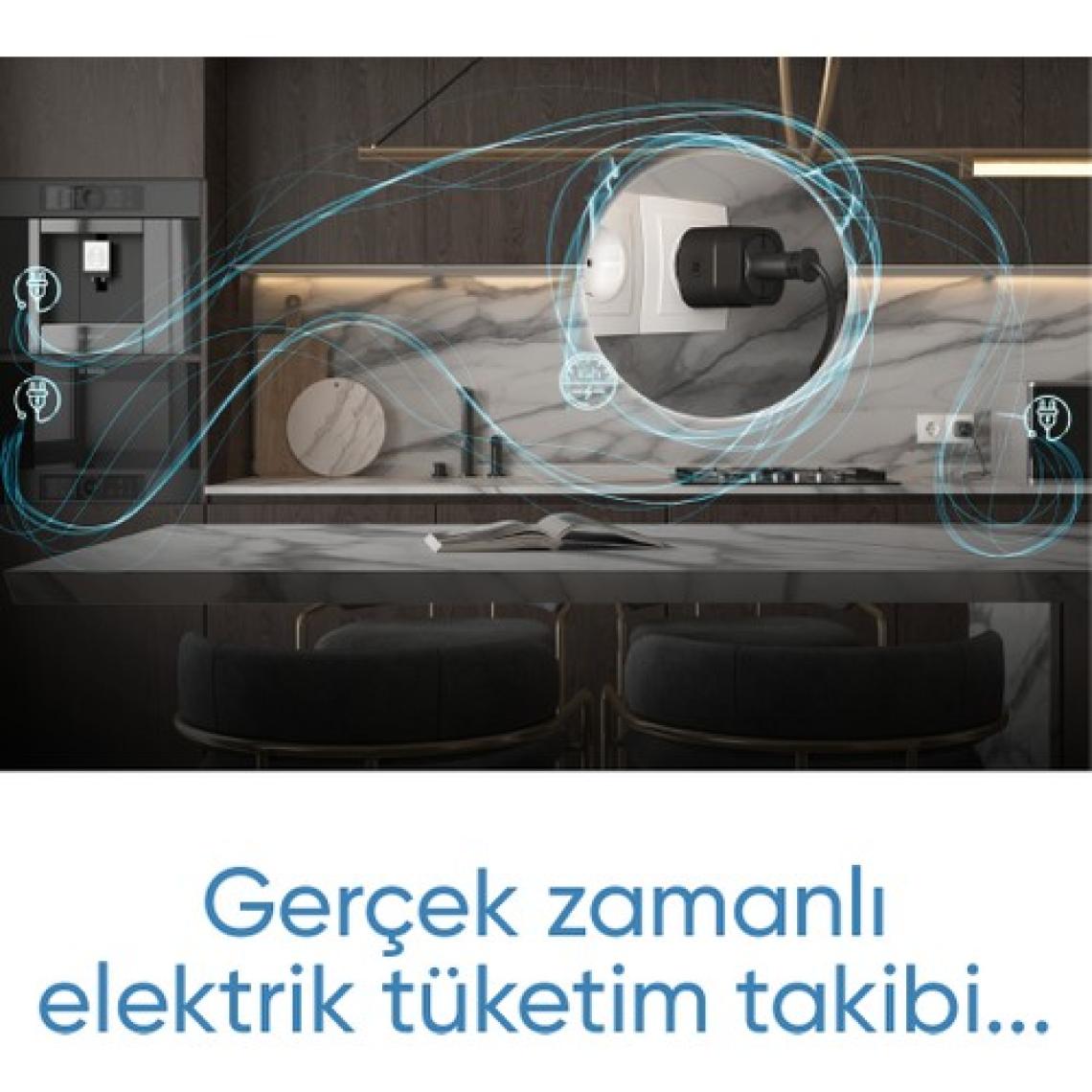 Akıllı Wi-Fi Priz Akım Korumalı Uzaktan Kontrol