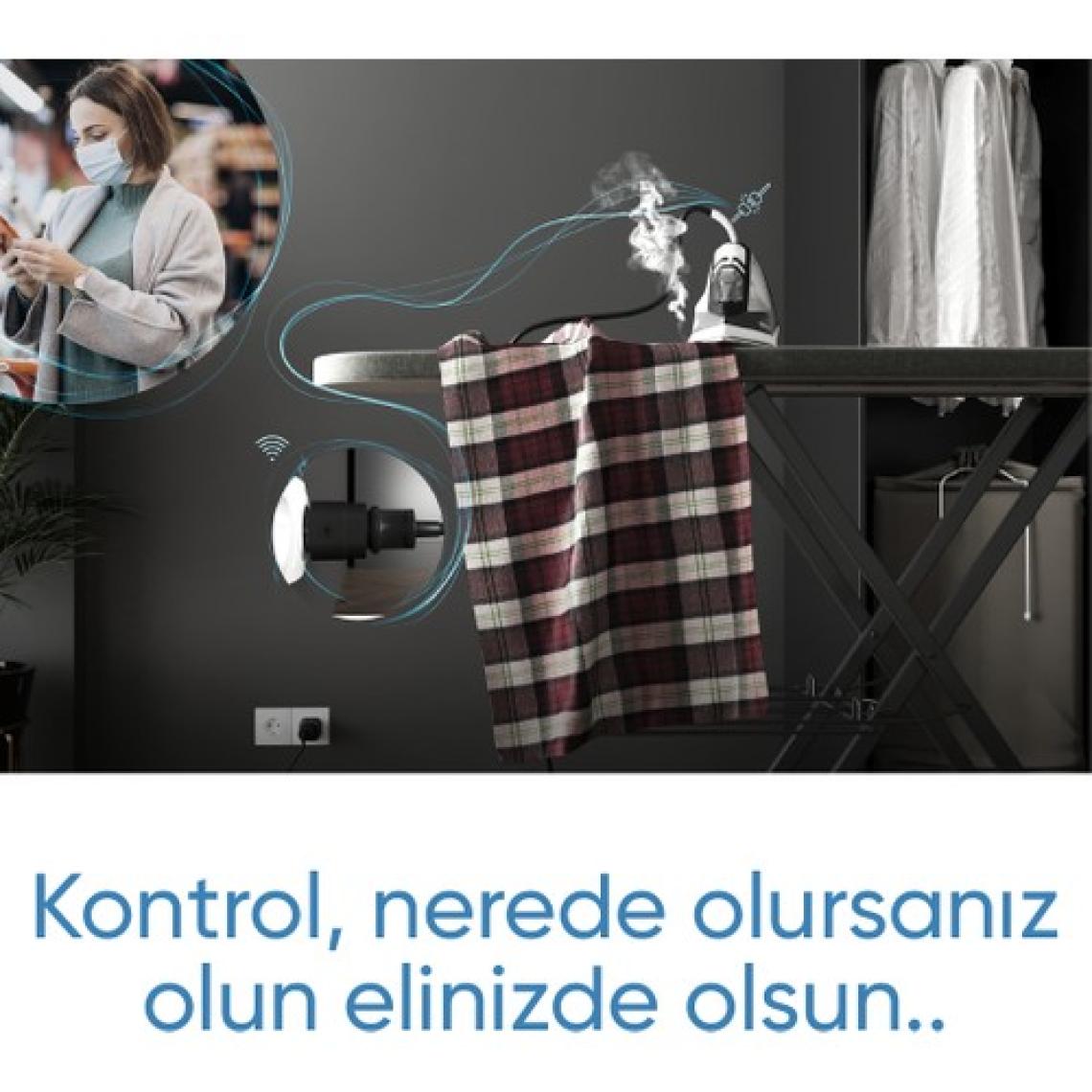 Akıllı Wi-Fi Priz Akım Korumalı Uzaktan Kontrol