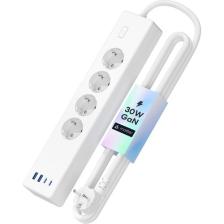 Meross Akıllı Çoklu Priz 4 Güç + 2 USB + 2 Type C MSP844SMA (Apple Home Destekli)