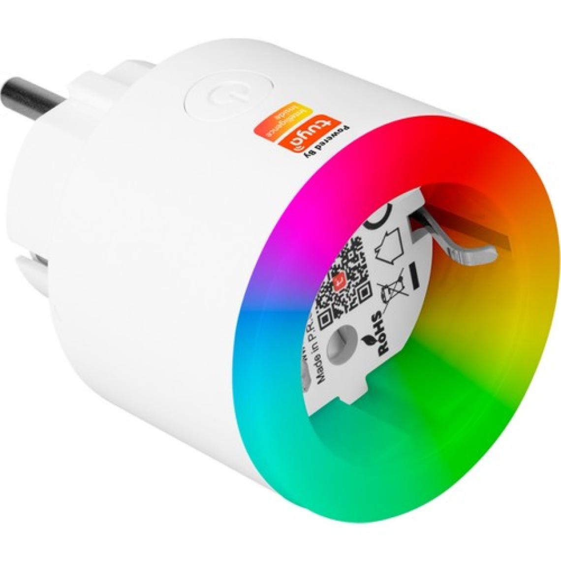 S-Link Swapp Sl-03 16A Akım Korumalı Akıllı Priz Rgb Işıklı 2.4 G Wifi Tuya Destekli