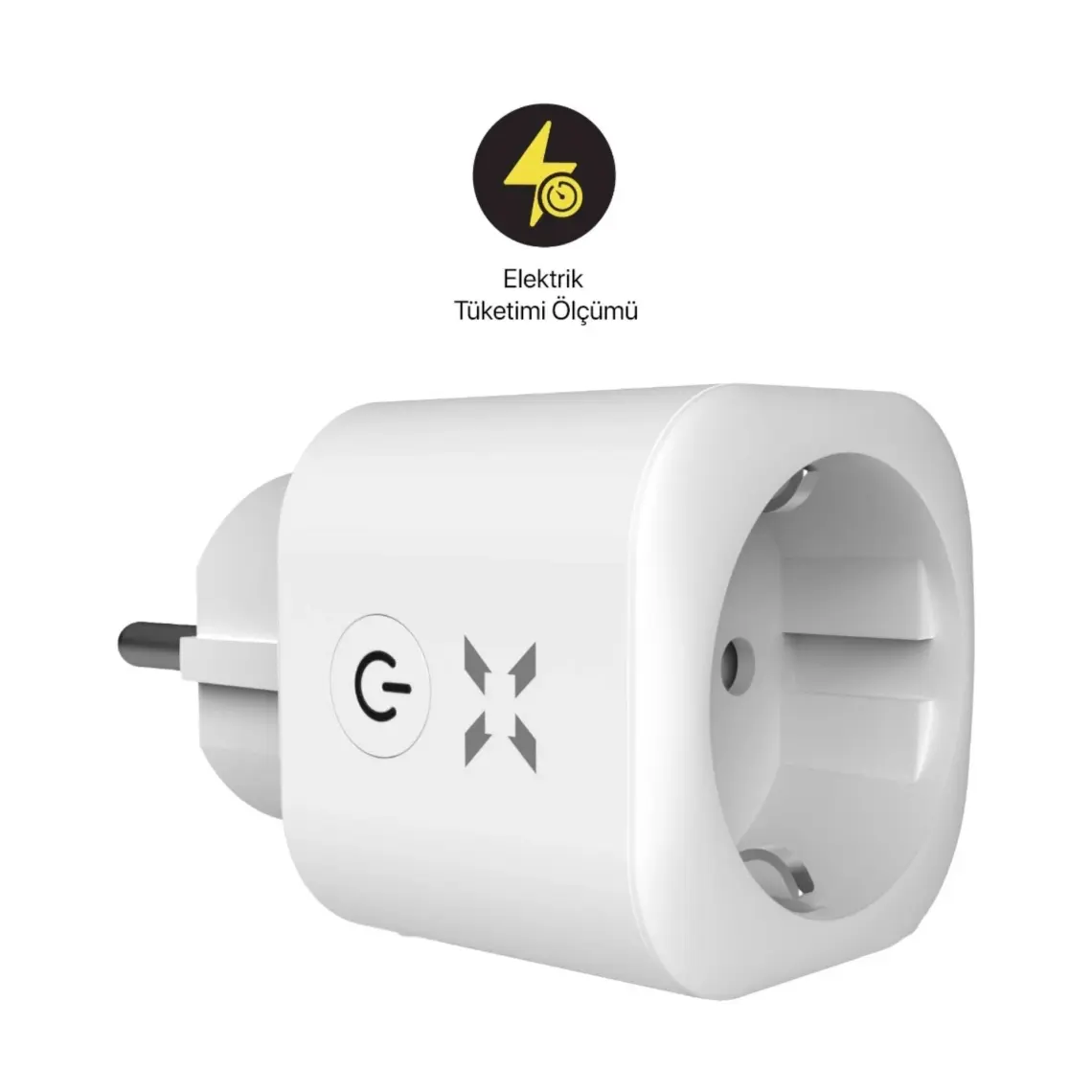 Xenon Smart Akım Korumalı Mobil Uygulama Kontrollü Enerji Ölçümlü Akıllı Wi-Fi/Bluetooth Priz 5 Adet X7010