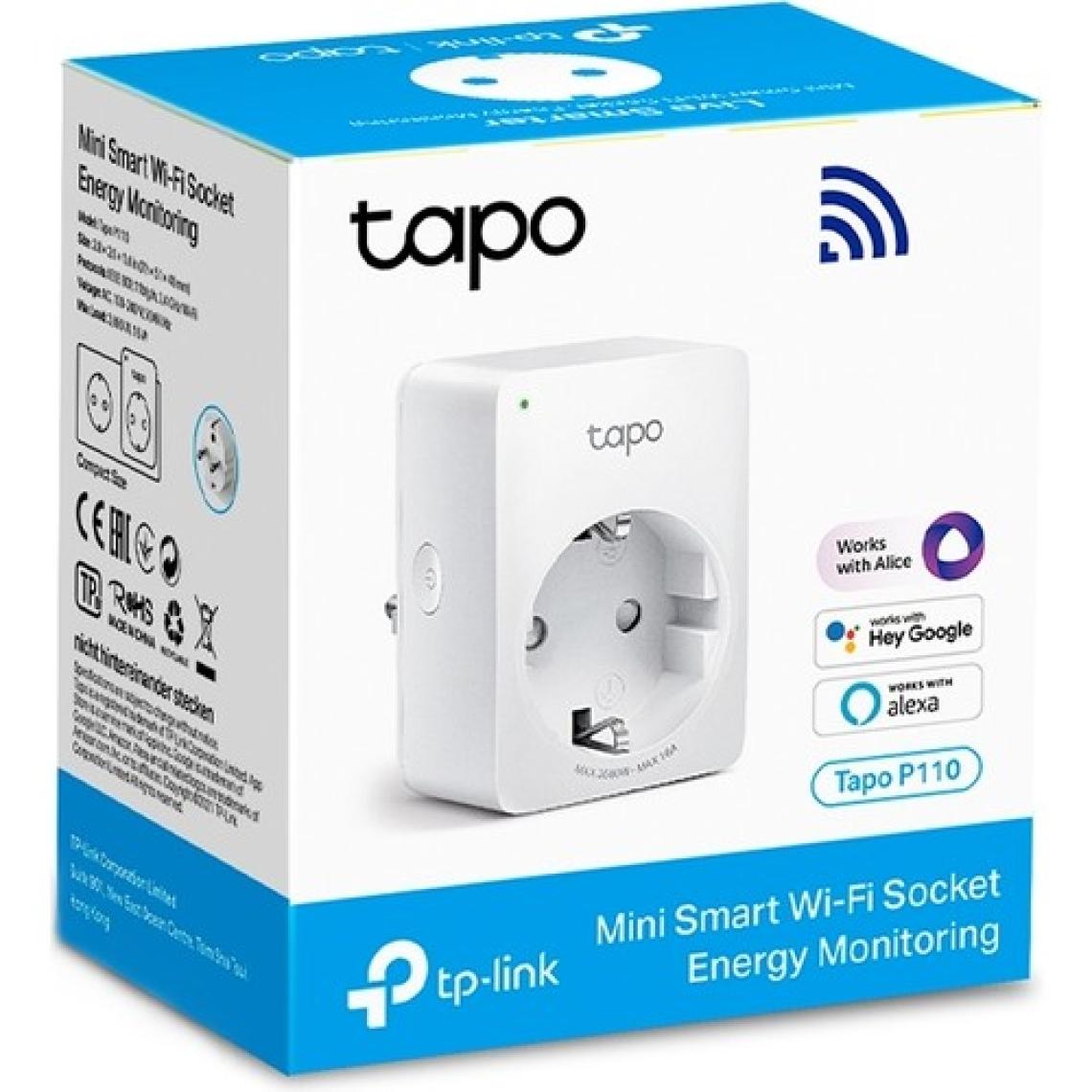 Tp-Link Tapo P110, Mini Akıllı Wi-Fi Soketi, Enerji Izleme