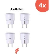 Fonri Wi-Fi Akıllı Priz (16A) 4'lü Set