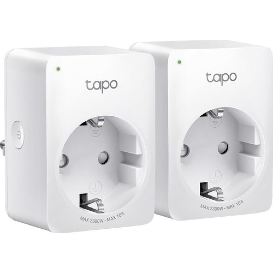 TP-Link Tapo P100(2-pack) | Akıllı Mini Wi-Fi Priz | Uzaktan Kontrol | Alexa ve Google Home Uyumlu | Cihaz Paylaşımı | Zamanlama Özelliği | Kolay Kurulum | Hub Gerektirmez