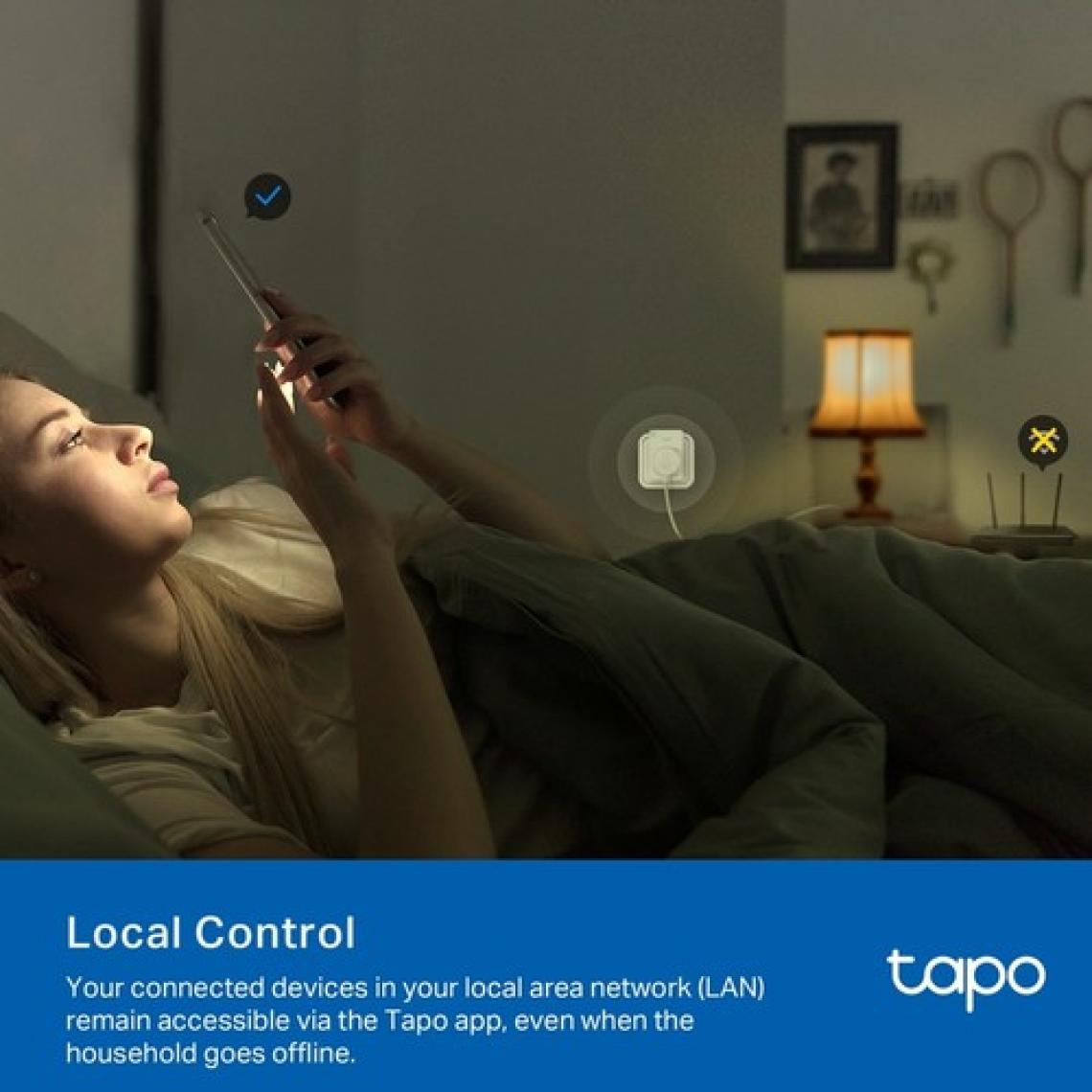 TP-Link Tapo P100(2-pack) | Akıllı Mini Wi-Fi Priz | Uzaktan Kontrol | Alexa ve Google Home Uyumlu | Cihaz Paylaşımı | Zamanlama Özelliği | Kolay Kurulum | Hub Gerektirmez