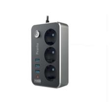 Termal Akım Korumalı Uzatma Kablosu 3'lü Priz 3 Usb'li 3396/3411