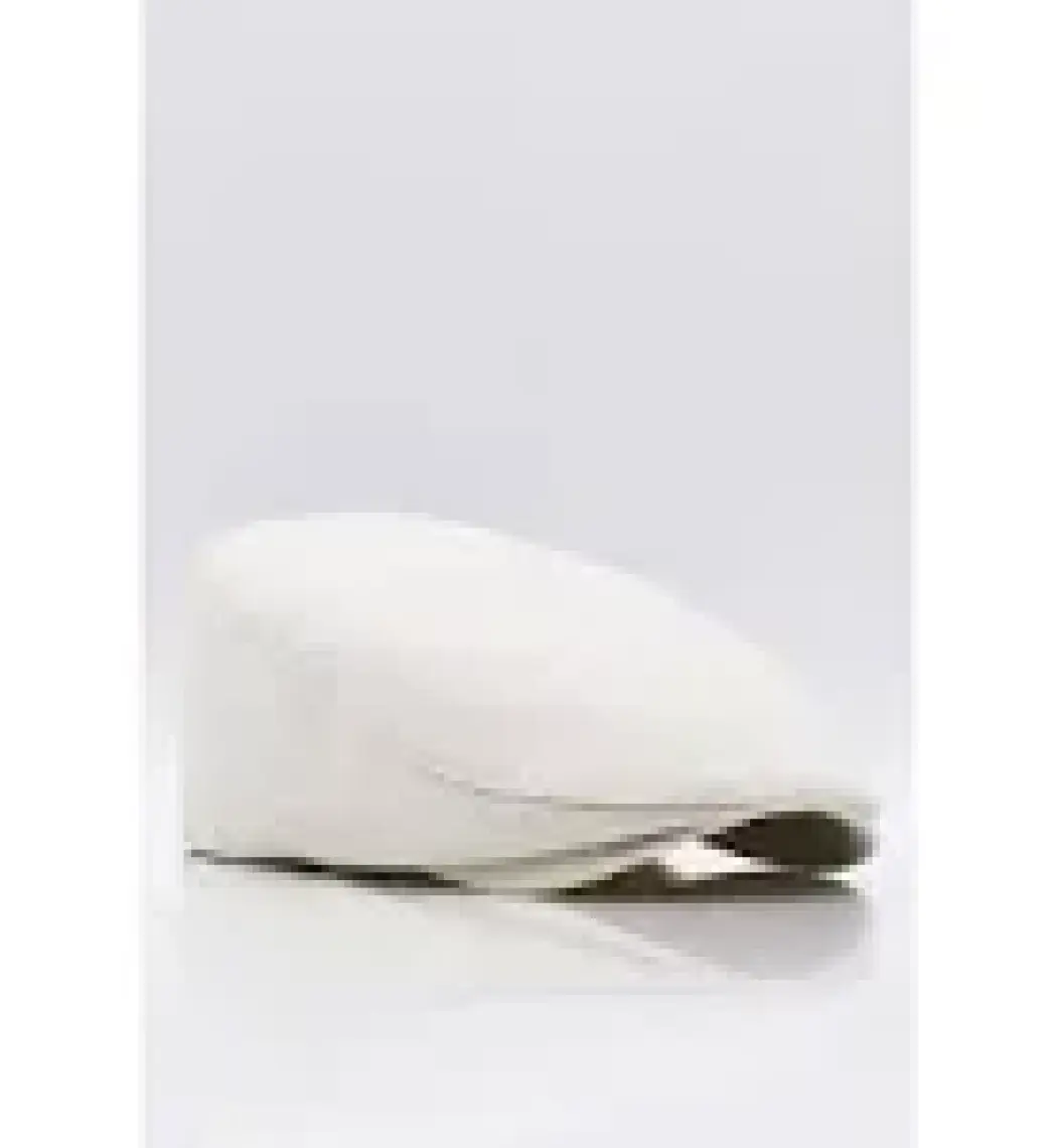 Erkek Düz Pamuklu Açık Bej Flat Cap Kasket