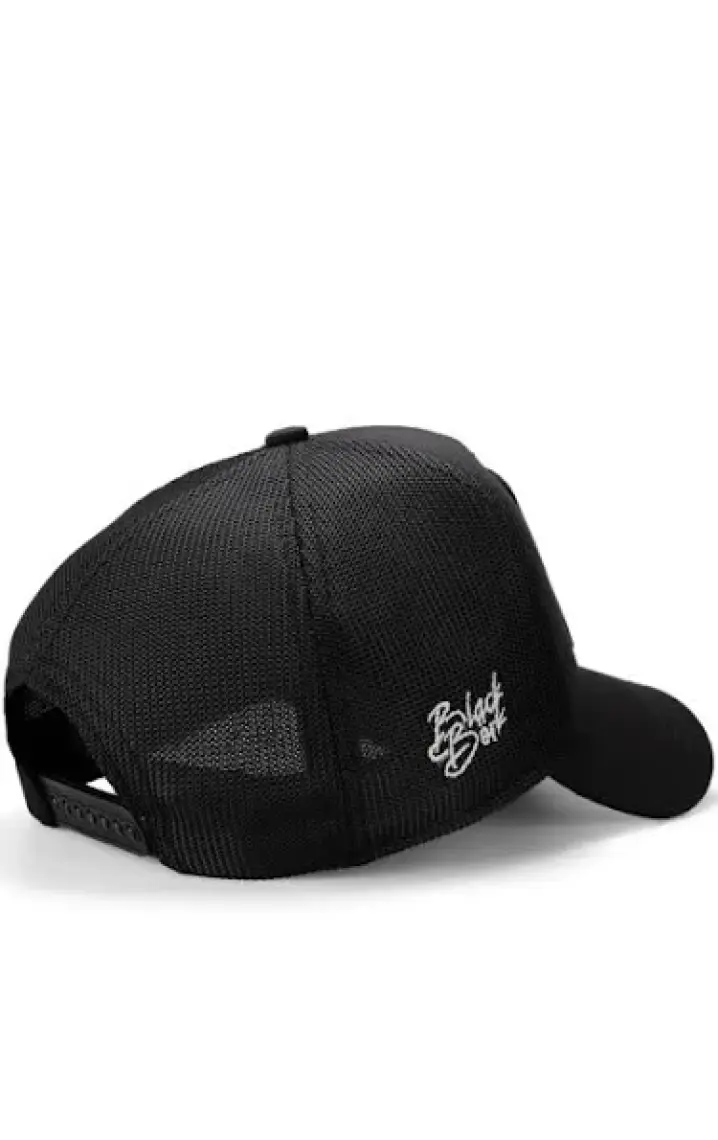 BlackBörk V1 Trucker Kartal - 6 Kod Logolu Siyah Şapka (Cap)
