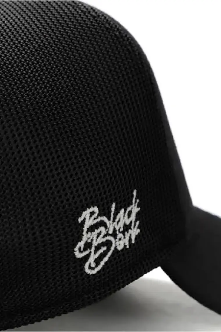 BlackBörk V1 Trucker Kartal - 6 Kod Logolu Siyah Şapka (Cap)