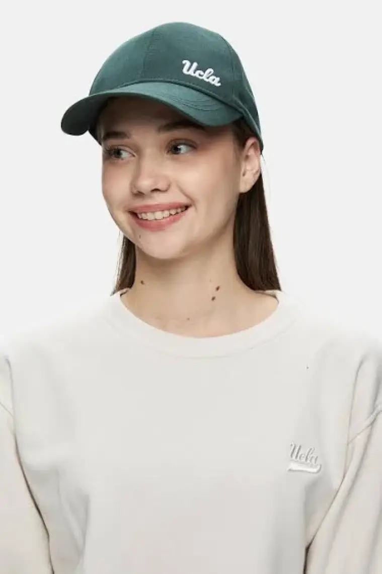 Ucla Jenner Yeşil Baseball Cap Nakışlı  Unisex Şapka