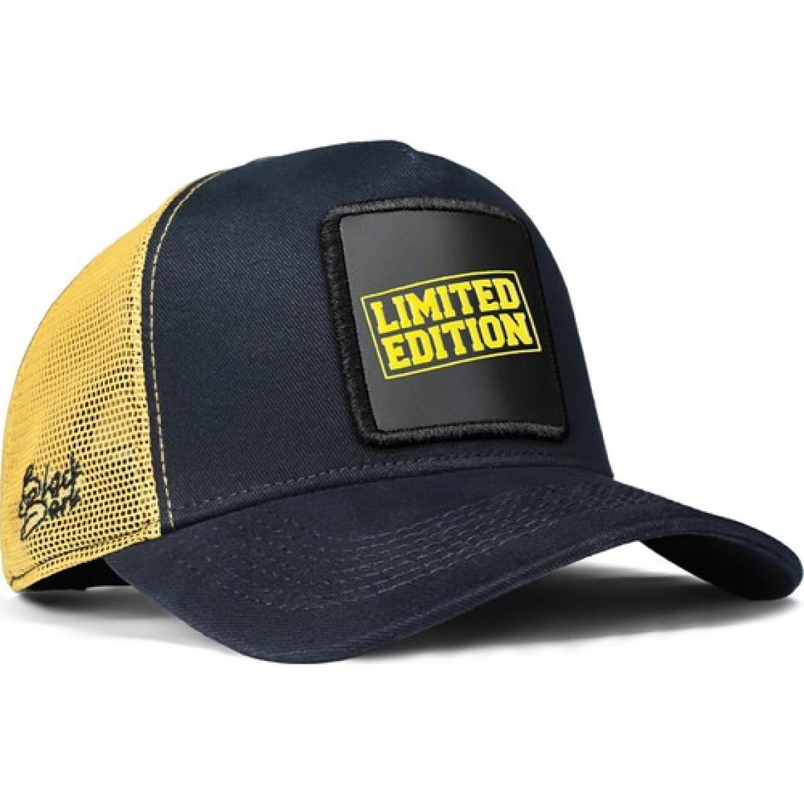BlackBörk Limited Edition Logolu Lacivert-Sarı Trucker Şapka