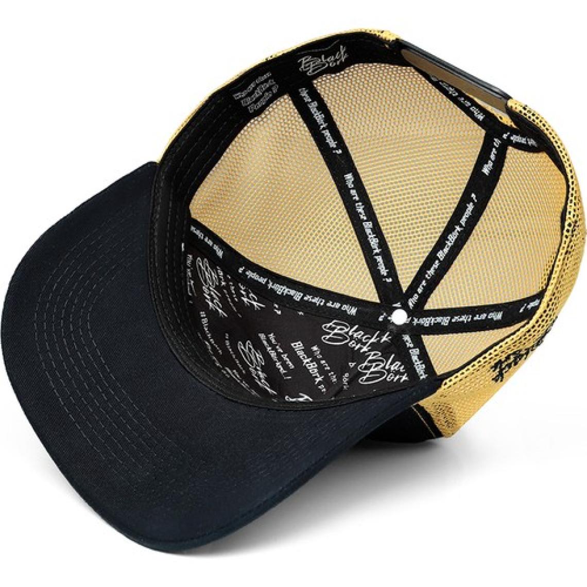 BlackBörk Limited Edition Logolu Lacivert-Sarı Trucker Şapka