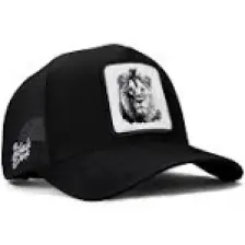 BlackBörk V1 Trucker Aslan - 4bs Kod Logolu Siyah Şapka (Cap)