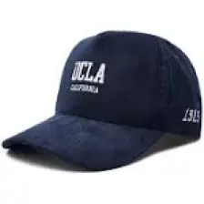 Ucla WINDSOR Kadife Lacivert Baseball Cap Nakışlı - Unısex Şapka