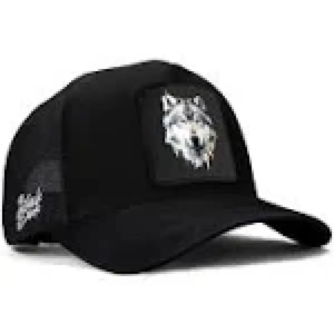BlackBörk V1 Trucker Kurt - 1 Kod Logolu Unisex Siyah Şapka (Cap)