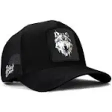 BlackBörk V1 Trucker Kurt - 1 Kod Logolu Unisex Siyah Şapka (Cap)