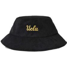 Ucla Carrie Siyah Bucket Kadife Nakışlı Unisex Şapka