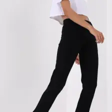 Tommy Life Lacivert Kadın Yüksek Bel Cepli Slim Fit Klasik Paça Eşofman Alt - 94185
