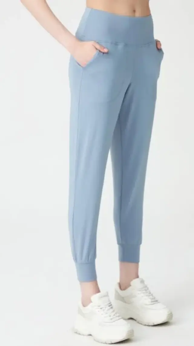 Los Ojos Kadın Siyah Yüksek Bel Jogger Eşofman Altı Joggers