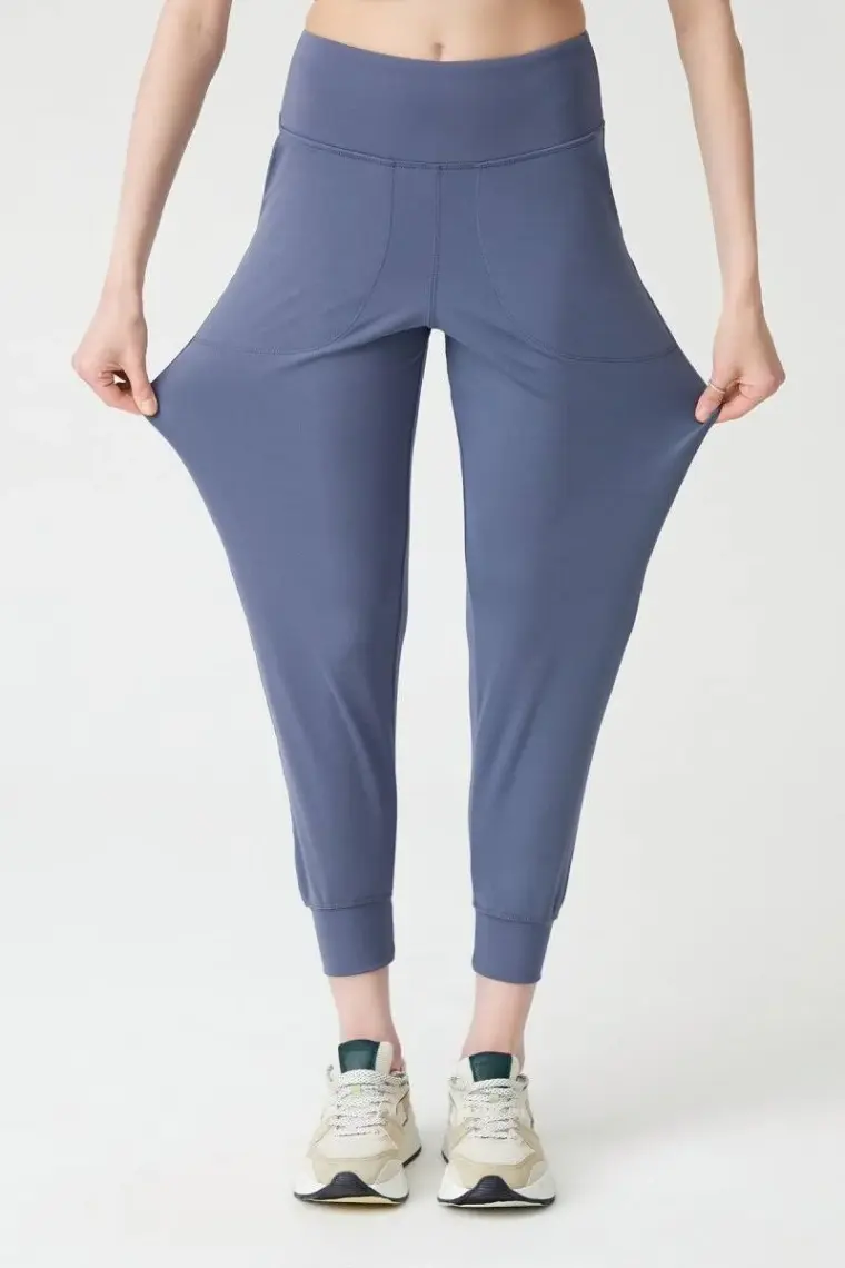 Los Ojos Kadın Bej Yüksek Bel Jogger Eşofman Altı Joggers