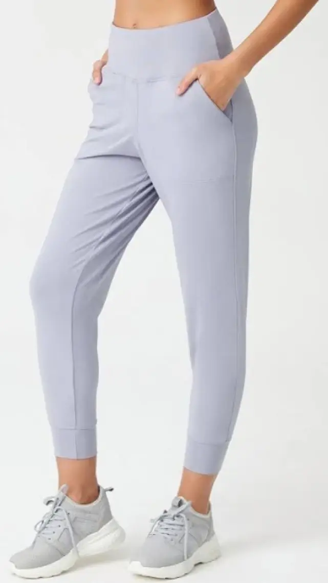 Los Ojos Kadın Gri Yüksek Bel Jogger Eşofman Altı Joggers