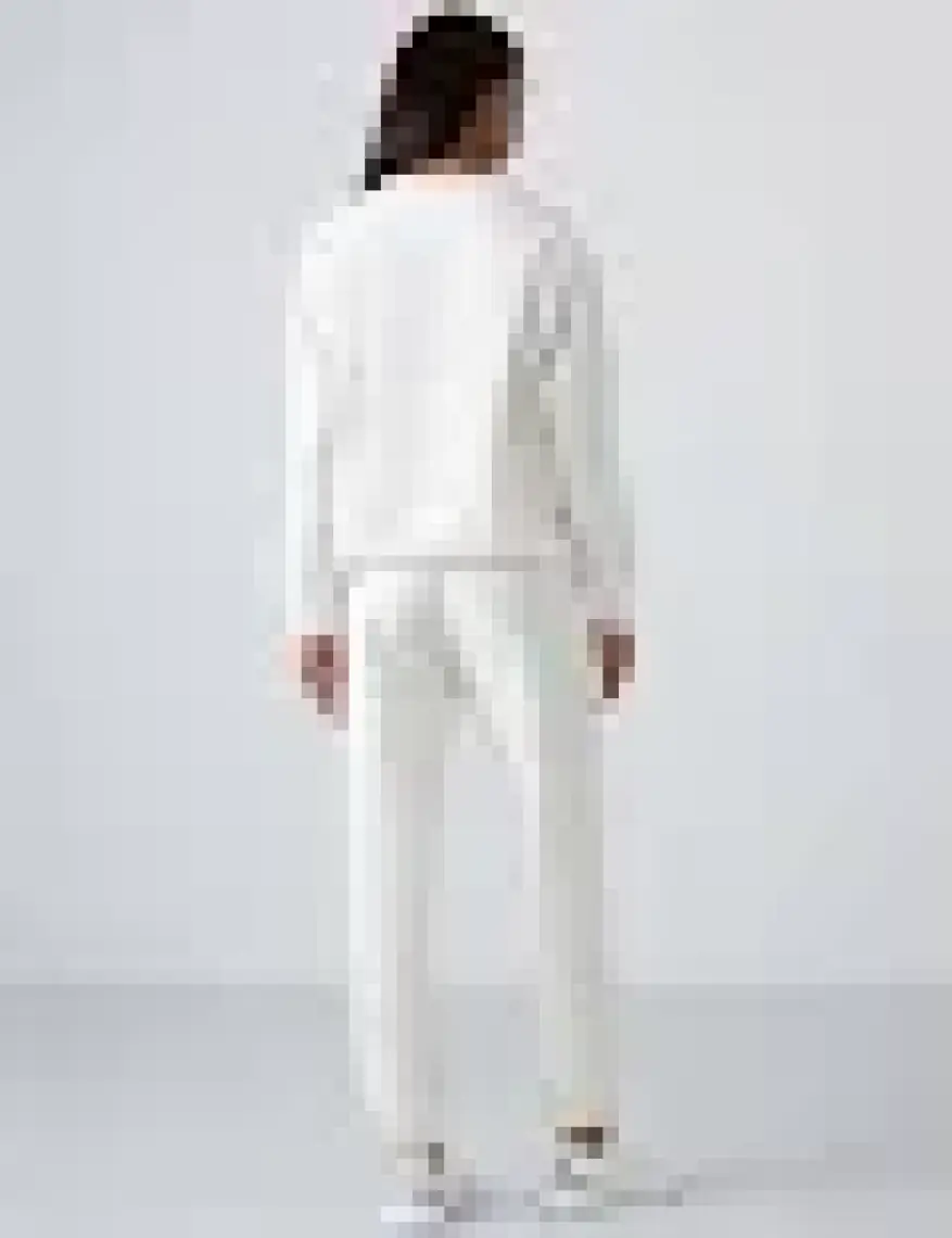 Çağla Basic Pamuklu O Yaka Oversize Lastik Paça Kadın Eşofman Takım - 95287