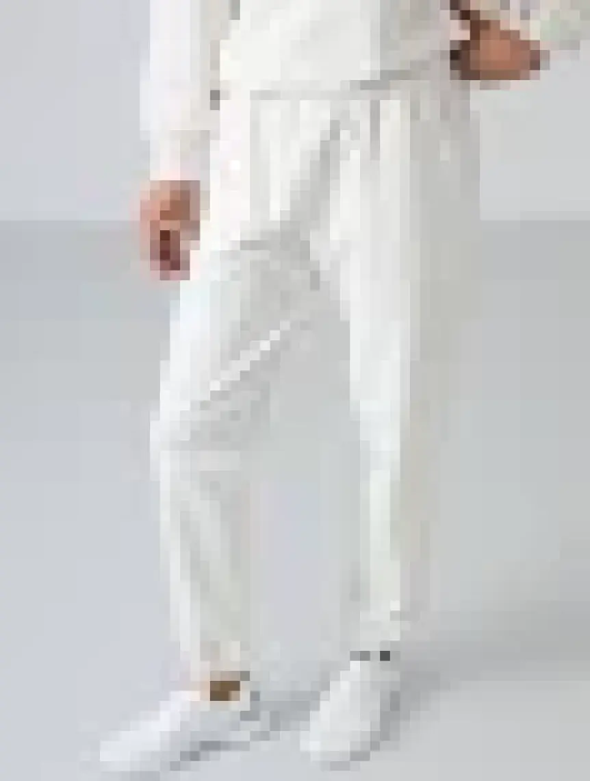 Çağla Basic Pamuklu O Yaka Oversize Lastik Paça Kadın Eşofman Takım - 95287