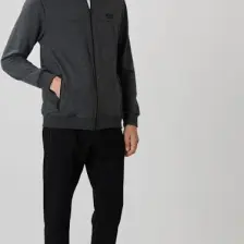 Air Jones Anton Antrasit Melanj - Siyah Jogger Eşofman Takım - 85178