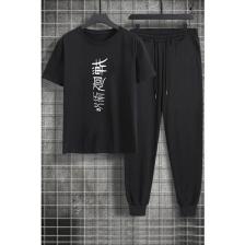 Trendypassion Unisex Jujutsu Kaisen Baskılı 2'li Eşofman Takımı