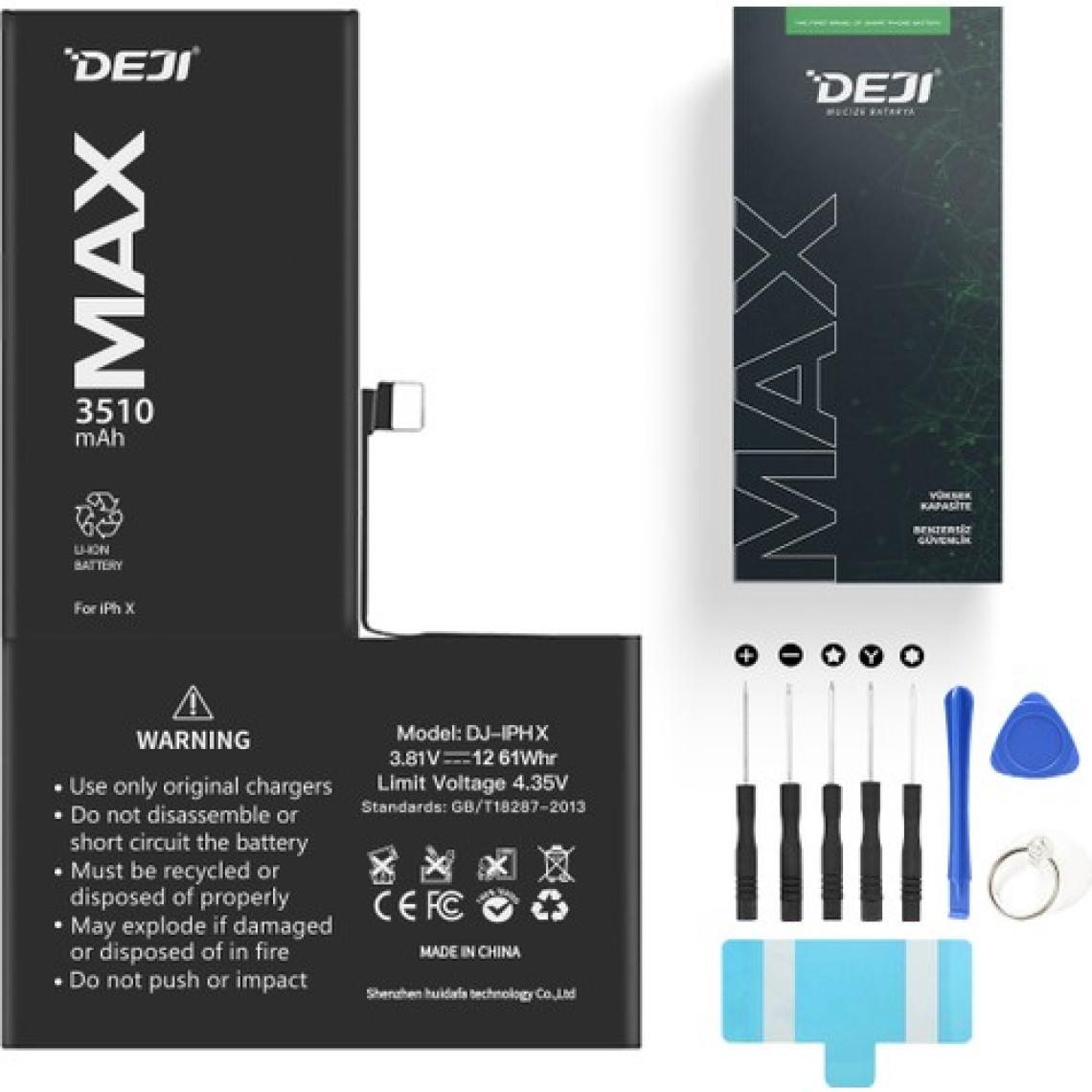 Deji Iphone X Batarya 3510 Mah Mucize Batarya