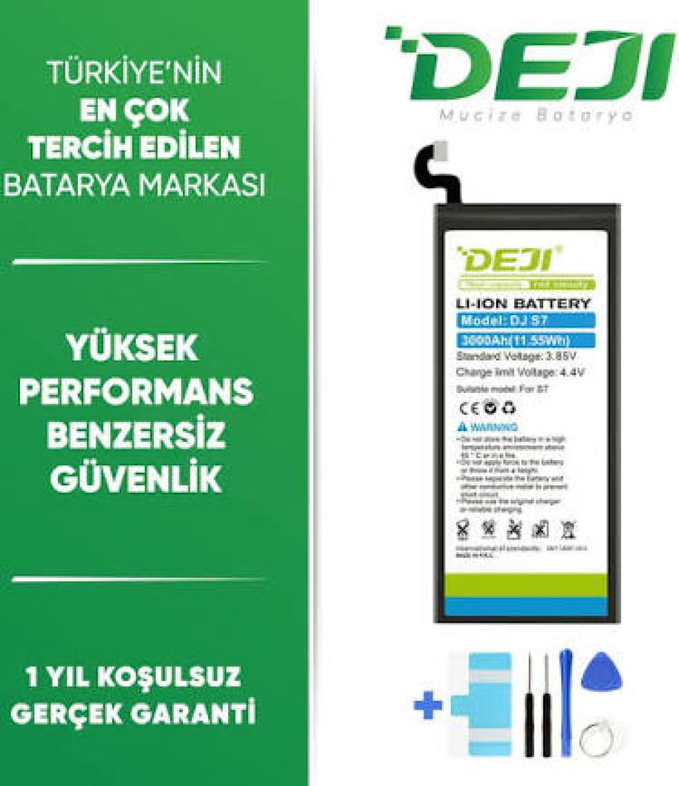 Deji Samsung Galaxy S7 Uyumlu Mucize Batarya Eb-bg930abe