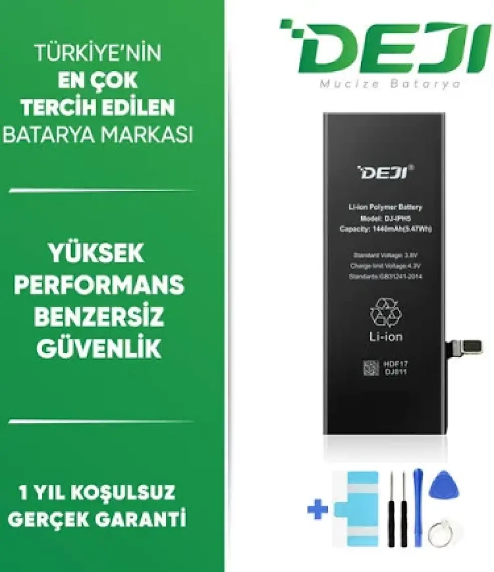 Deji iPhone 5 Batarya Mucize Batarya Deji - Orijinal mAh Kapasite