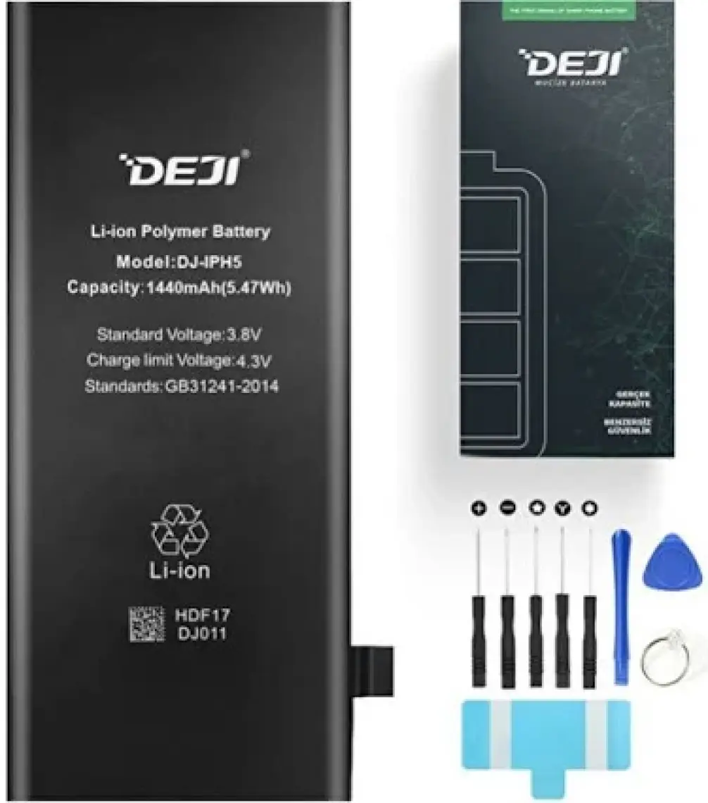 Deji iPhone 5 Batarya Mucize Batarya Deji - Orijinal mAh Kapasite