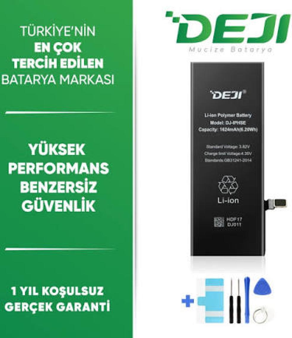 Deji iPhone SE Batarya Mucize Batarya Deji - Orijinal mAh Kapasite