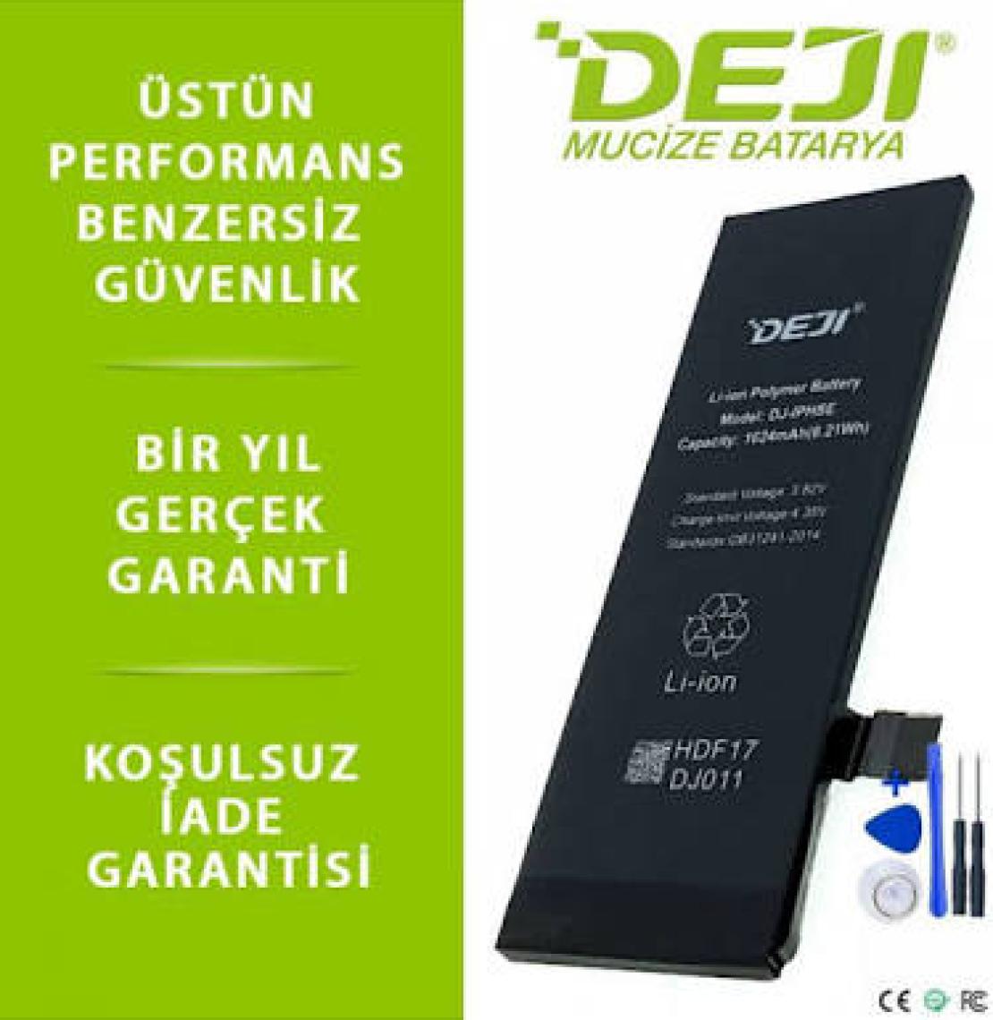 Deji iPhone SE Batarya Mucize Batarya Deji - Orijinal mAh Kapasite
