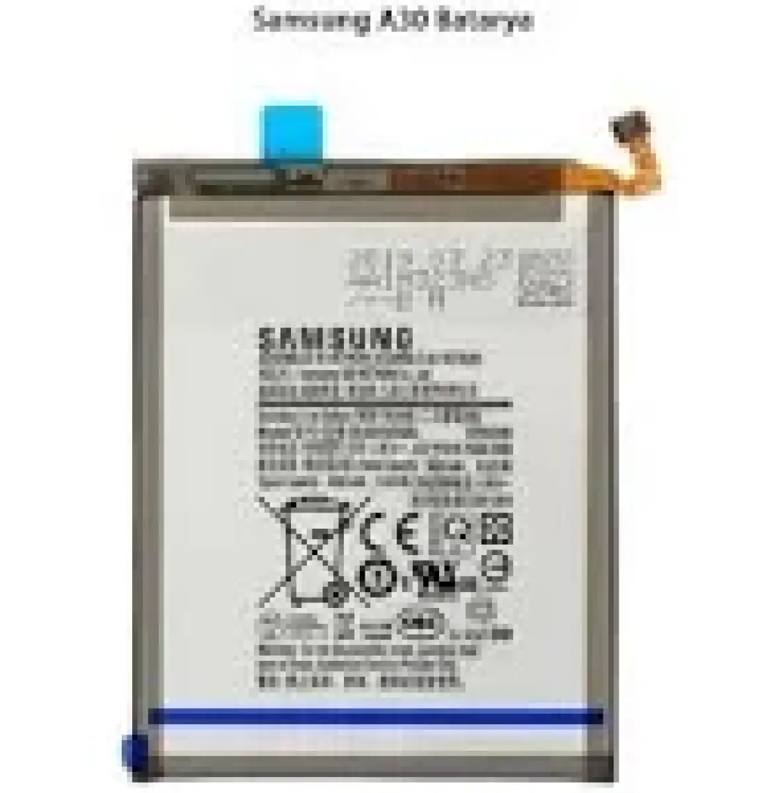 Kvy Samsung Galaxy A30 SM-A305 (EB-BA505ABU) Uyumlu Batarya Pil 4000MAH
