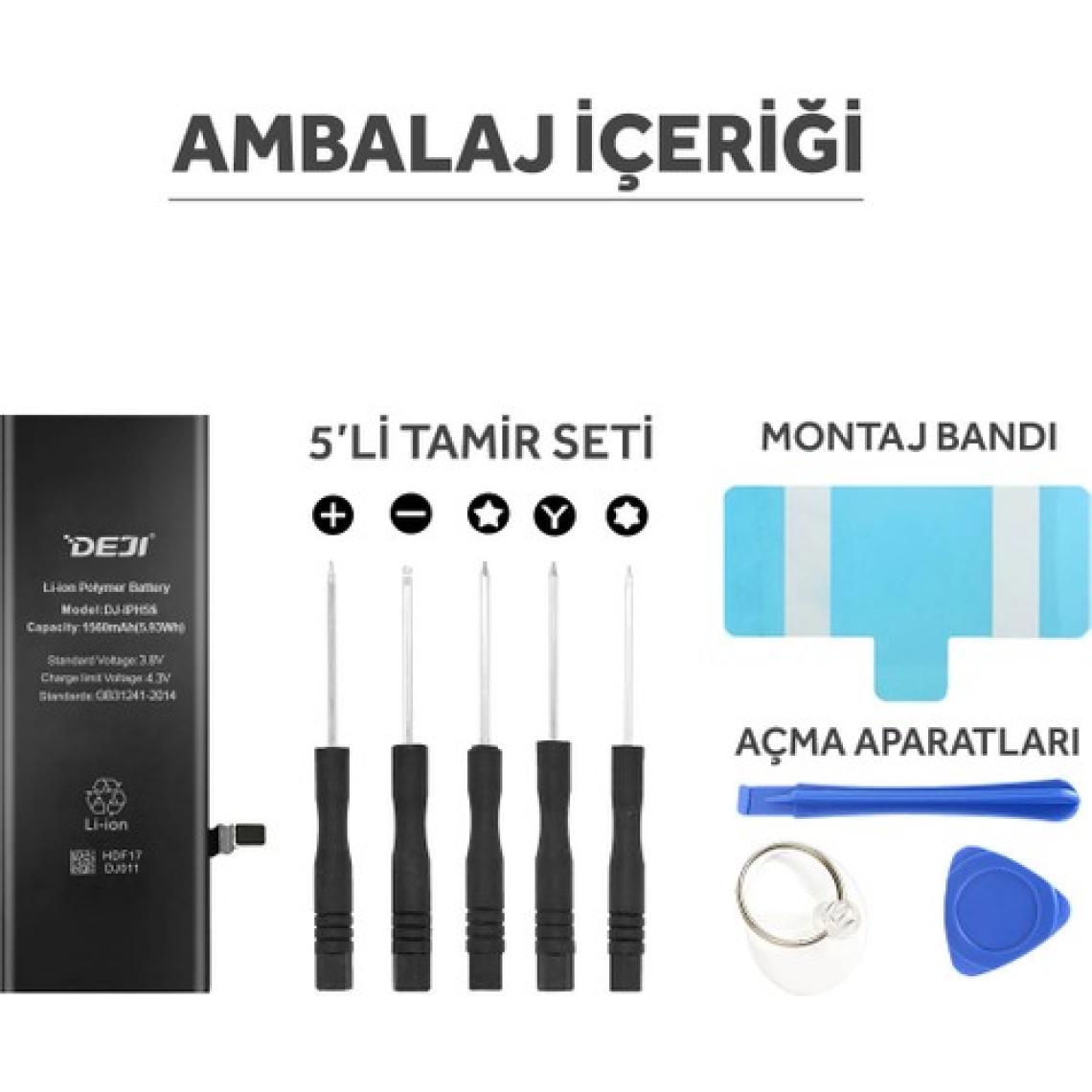 Deji iPhone 5S / 5C Batarya Mucize Batarya Deji - Orijinal mAh Kapasite