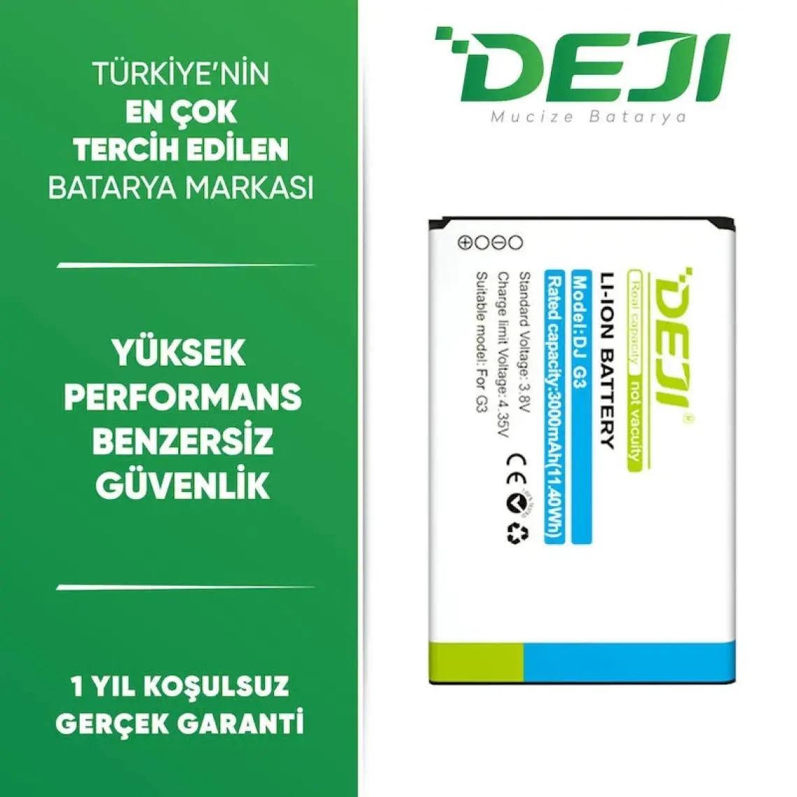 Deji Lg G3 Batarya Mucize Batarya Deji