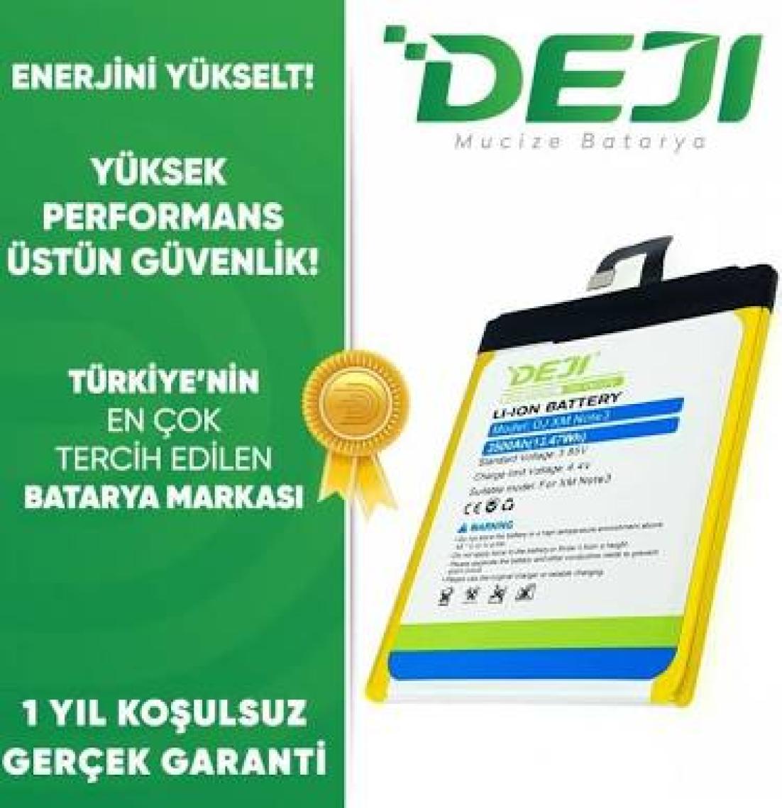 Deji Xiaomi Mi Note 3 Uyumlu Mucize Batarya / Bm3a