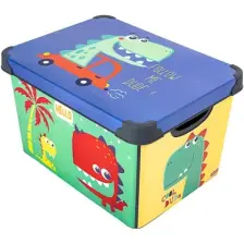 Qutu Style Box Dude Dekoratif Kutu - 20 Litre