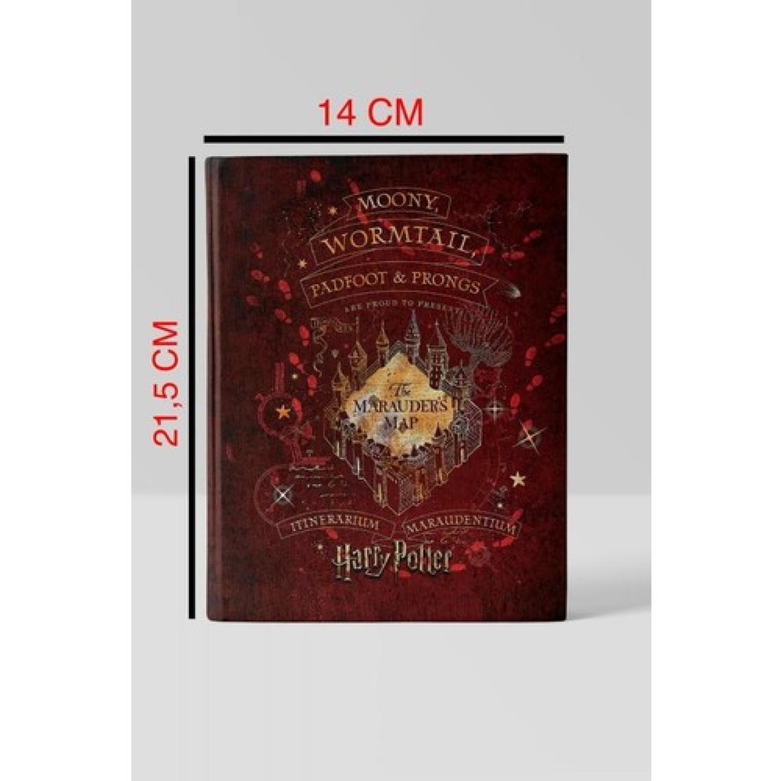 Kitap Görünümlü Dekoratif Kutu 14X21,5 cm cm Harry Potter Çapulcu Haritası Lisanslı