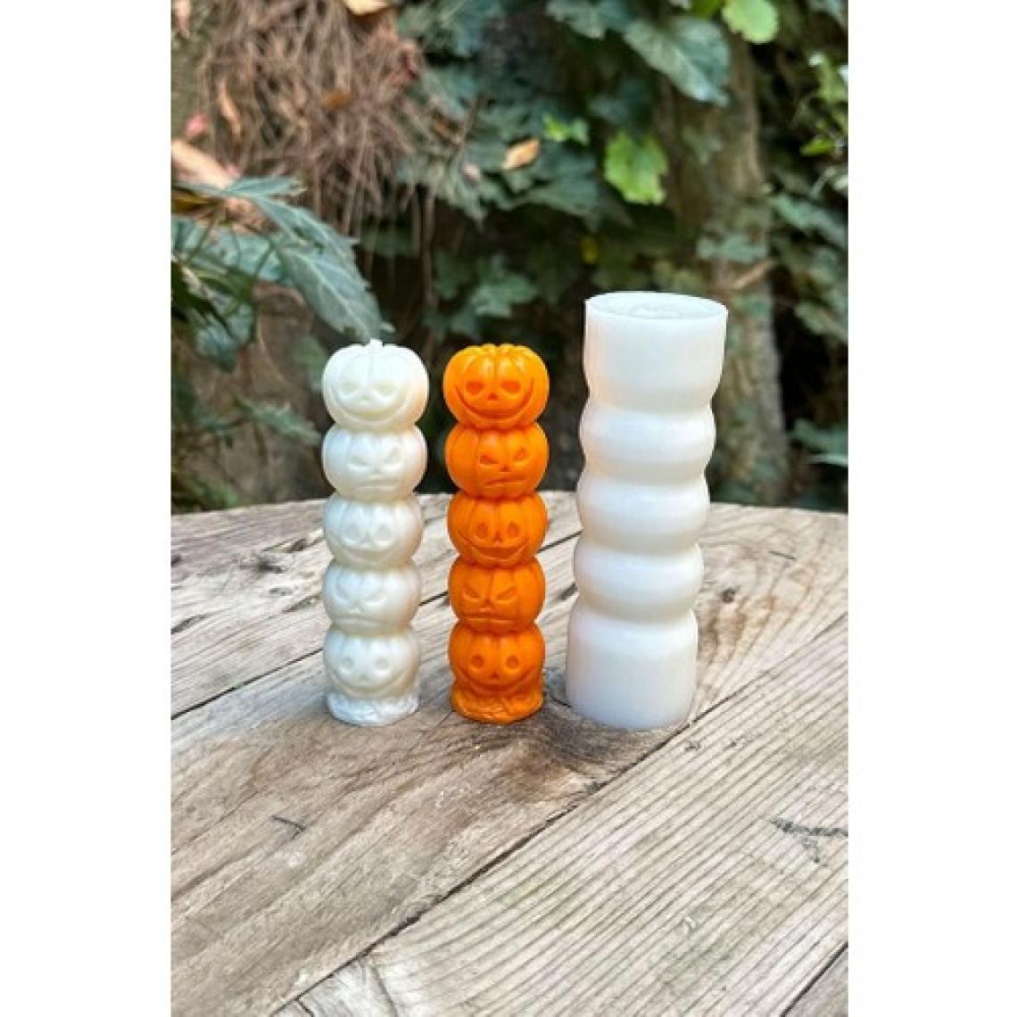 Rufus Concept Kabak Totem Tekli Mum Kalıbı ( Silikon ) 1 Adet