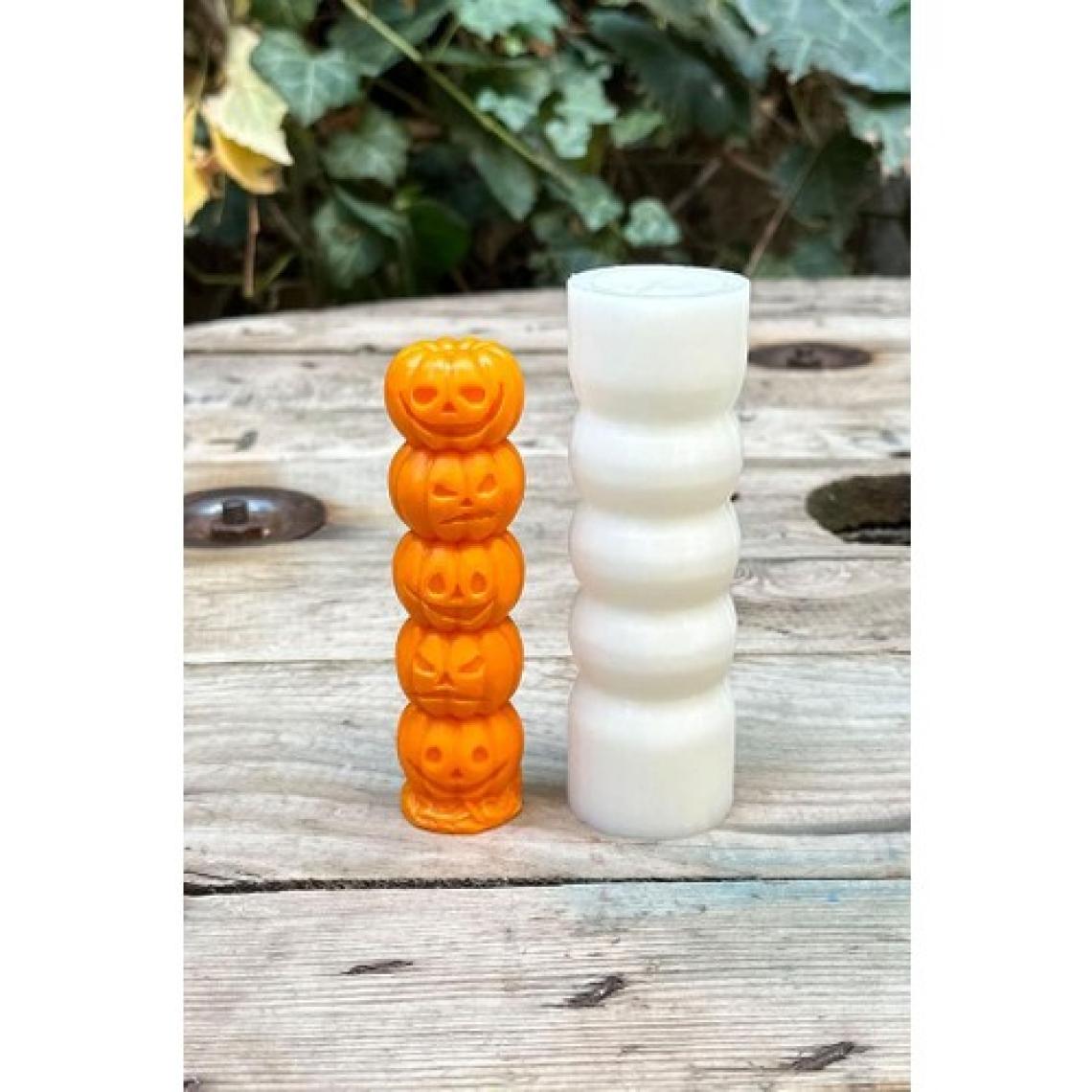 Rufus Concept Kabak Totem Tekli Mum Kalıbı ( Silikon ) 1 Adet