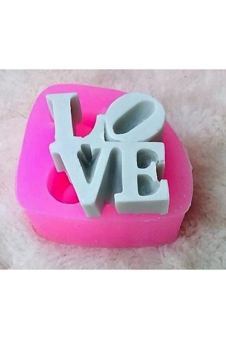 Morlalem Love Yazısı Silikon Kalıp K-921
