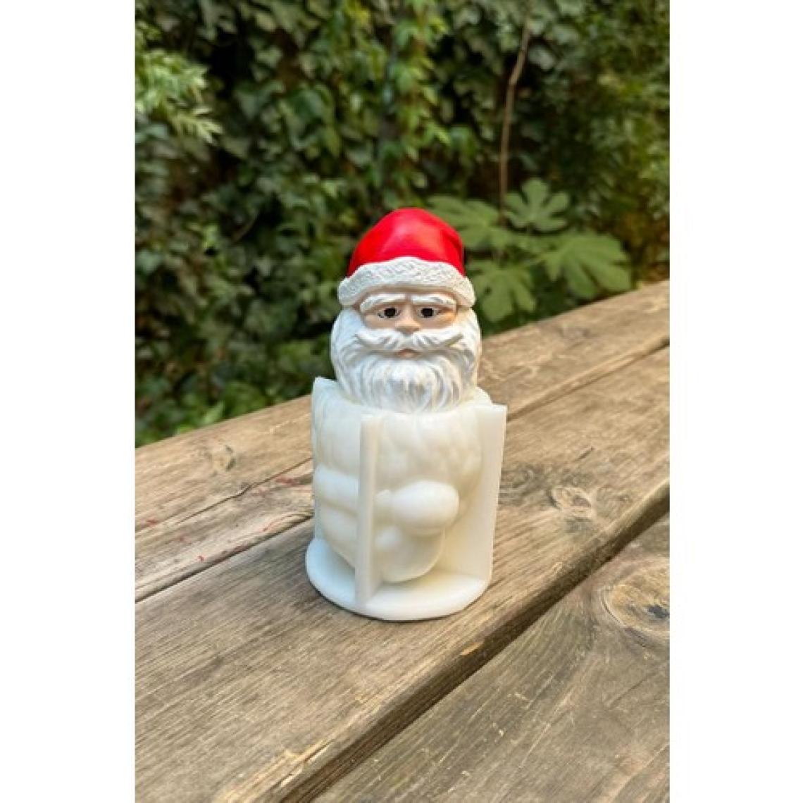 Rufus Concept Noel Baba Küçük 3D Silikon Mum Kalıbı