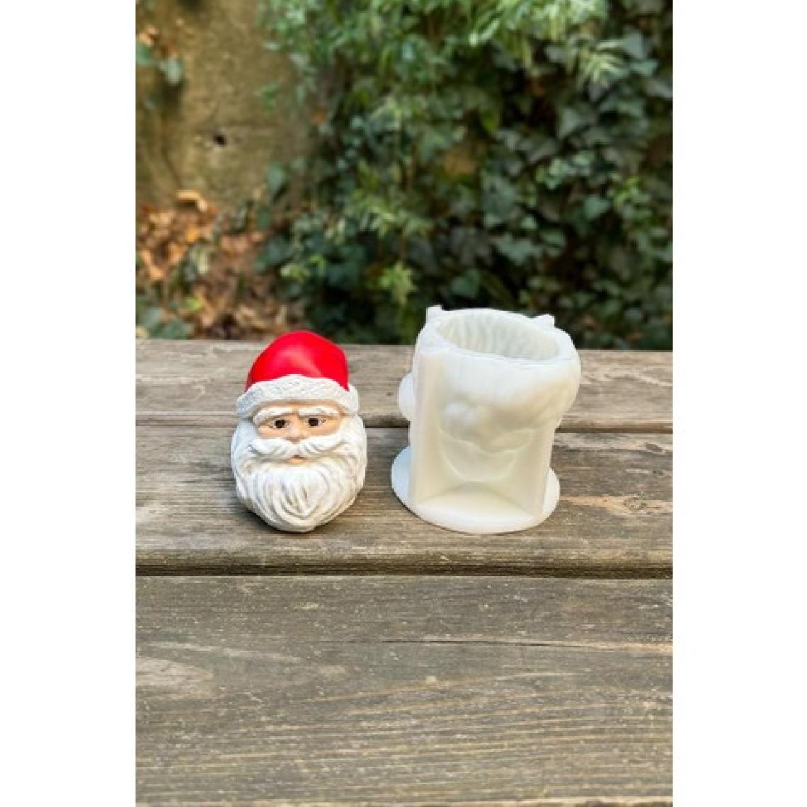 Rufus Concept Noel Baba Küçük 3D Silikon Mum Kalıbı