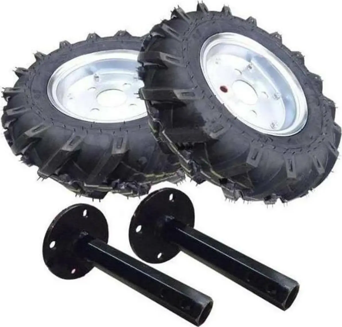 Bakırcıoğlu Çapa Makinası Teker Takımı 4.00 x 80 27 mm Sabit Aks